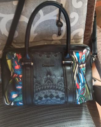 Desigual originale bauletto blu e vari colo