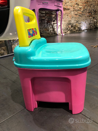 Sediolina per bambini porta costruzioni