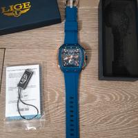 Orologio LIGE blu elegante sportivo – nuovo 