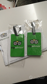 Porta nome valigia TripAdvisor etichetta targhetta