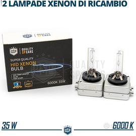 KIT RICAMBIO LAMPADE XENON H7-R 35W ALTA QUALITA' 6000K