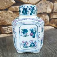 Barattolo da thè in porcellana 