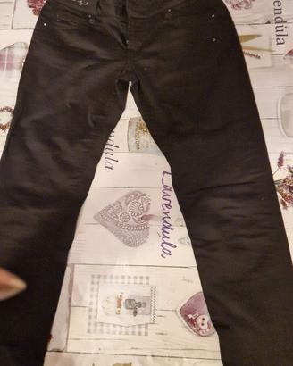 pantaloni donna Guess cotone neri taglia.40.42