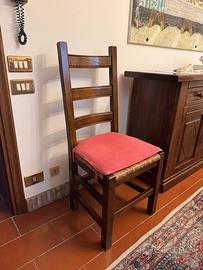 Sedie legno massello