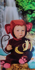 Costume di carnevale scimmia