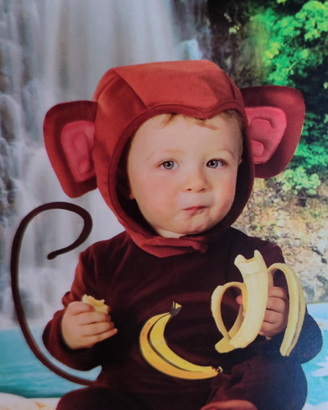 Costume di carnevale scimmia
