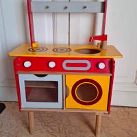 cucina in legno per bambini 