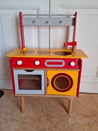 cucina in legno per bambini 
