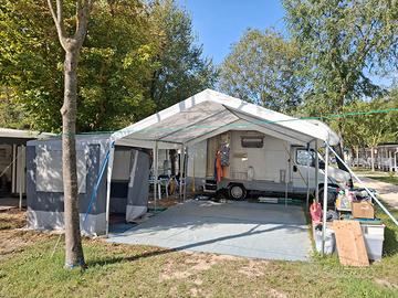 Camper fiat Rimor con gancio traino