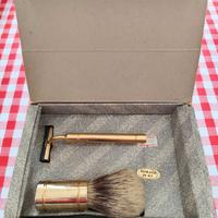 Set pennello Barba Silvy Lacombe 24 Kt Vintage
