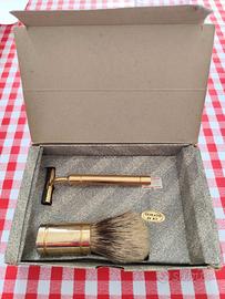 Set pennello Barba Silvy Lacombe 24 Kt Vintage