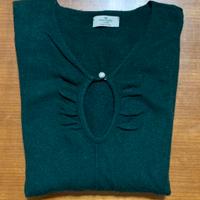 Liu-jo maglia donna lana verde tg S