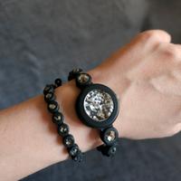 Stroili orologio tennis gomma con strass bracciale