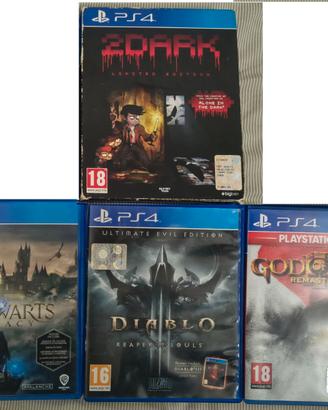 Lotto 15 Giochi PS3 e PS4 funzionanti con custodie