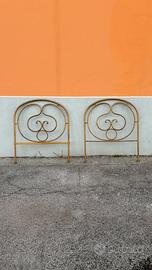 Testiere letto in ferro battuto vintage