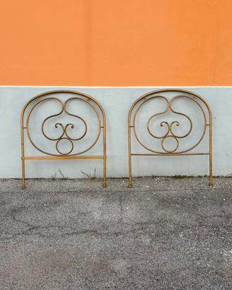 Testiere letto in ferro battuto vintage