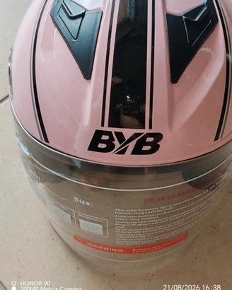 casco BYB moto motorino 
