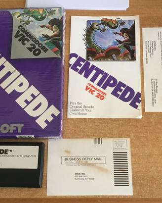 Commodore VIC-20 game Cartridge - Centipede