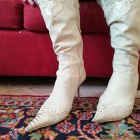 Stivali texani camoscio