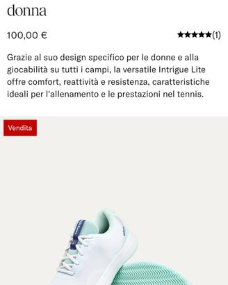 Scarpe tennis intrigue lite donna Wilson