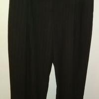Pantaloni neri gessati donna taglia 40