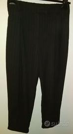 Pantaloni neri gessati donna taglia 40