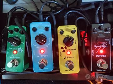 Delay, Chorus, Reverb, Boost - Pedali chitarra