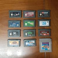schedine/cartucce game boy advance
