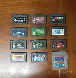 schedine/cartucce game boy advance