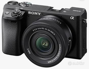 Fotocamera Sony Alpha 6400  obiett. 16-50 nuova