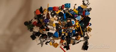 lotto minifigure lego + accessori 
