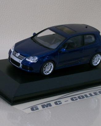 VW Volkswagen Golf 5 V R32 Blu Met Minichamps 1/43