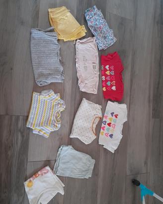 stock vestiti bambina 6-12 mesi
