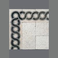 Pavimentazione in graniglia antica