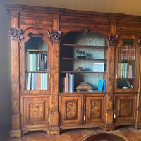 libreria legno massello