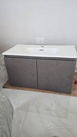 Mobile bagno sospeso salvaspazio 80 x 39