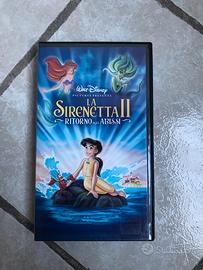 VHS la sirenetta II walt disney