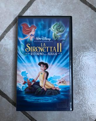 VHS la sirenetta II walt disney