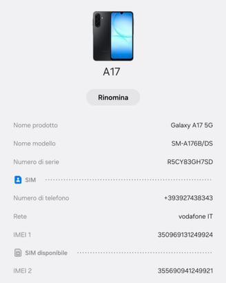 SAMSUNG A17 5G 256GB