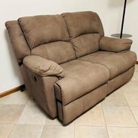 Divano 2 posti marrone