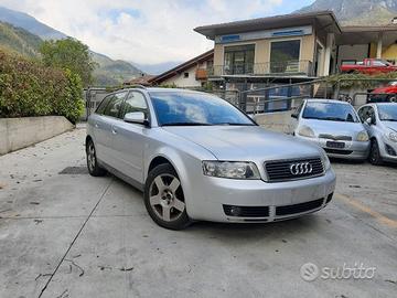 Ricambi Audi A4 02 SW 1900cc TD grigio chiaro