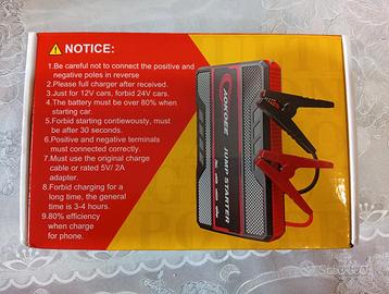 avviatore auto nuovo mai usato 