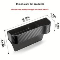 1 Coppia Di Organizzatori Per Spazi Tra I Sedili