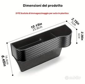 1 Coppia Di Organizzatori Per Spazi Tra I Sedili