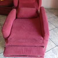 poltrona allungabile con telecomando 