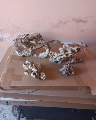 oggetti in resina per acquario 