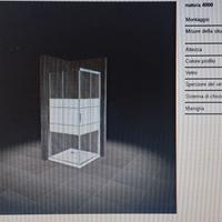 Box doccia Duka 80x100 cm