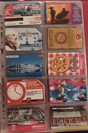 Lotto 10 schede telefoniche anni 2000