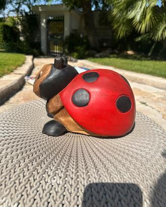 Coccinella in legno
