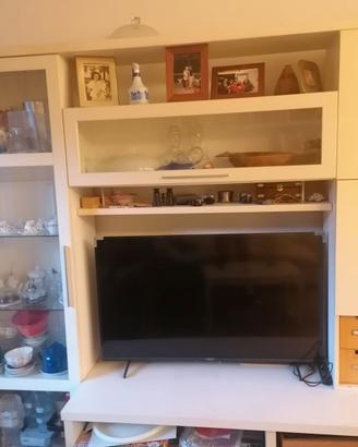Soggiorno bianco laccato